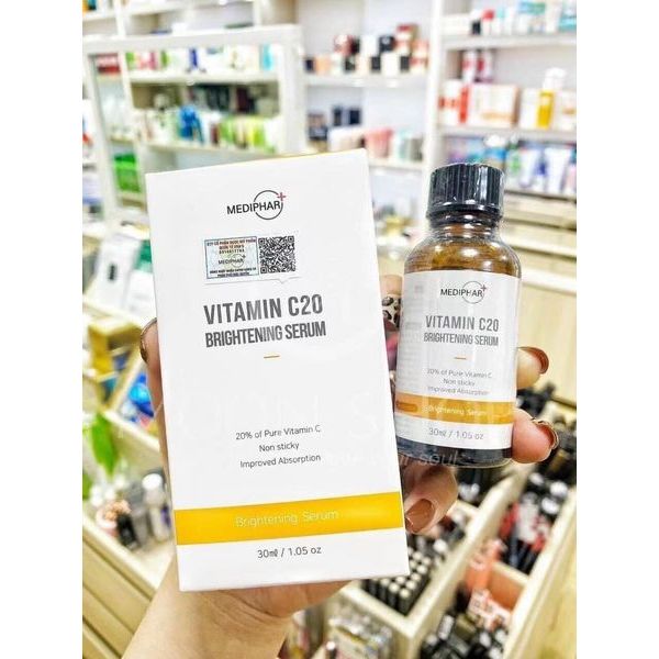 Tinh Chất Dưỡng Trắng Sáng Da Mediphar+ Vitamin C20 Brightening Serum 30ml