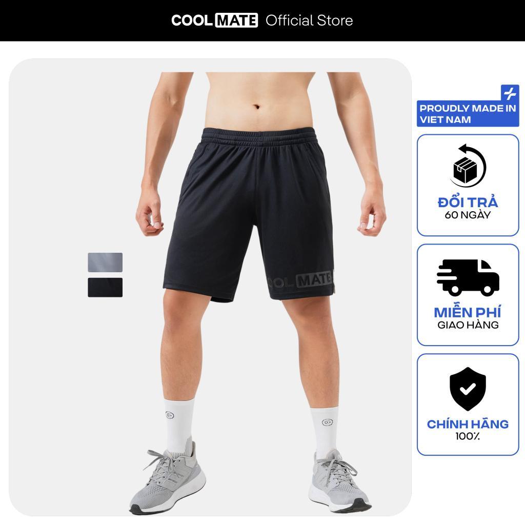 Quần đùi nam Shorts thể thao Active logo dễ dàng vận động - Thương hiệu Coolmate
