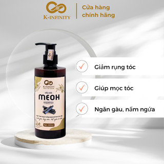 Dầu gội thảo dược trị nấm, ngứa da đầu, giảm rụng tóc MEOH 300ml