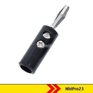 Set 5 Jack bắp chuối 4mm đực, cái, màu đen, đỏ tùy chọn