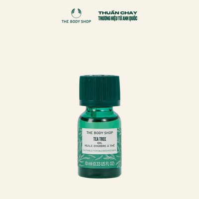 Tinh Dầu Tràm Trà Cho Da Mụn Tea Tree Oil 10ml The Body Shop
