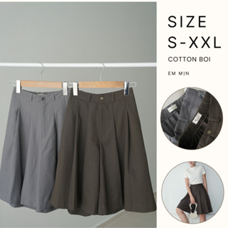 Quần giả chân váy xếp ly xoè chữ A lưng thun sau thiết kế cao cấp đứng form dáng lửng