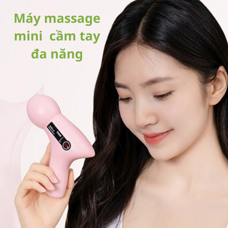 Máy massage mini cầm tay đa năng nhỏ ngọn tiện dụng