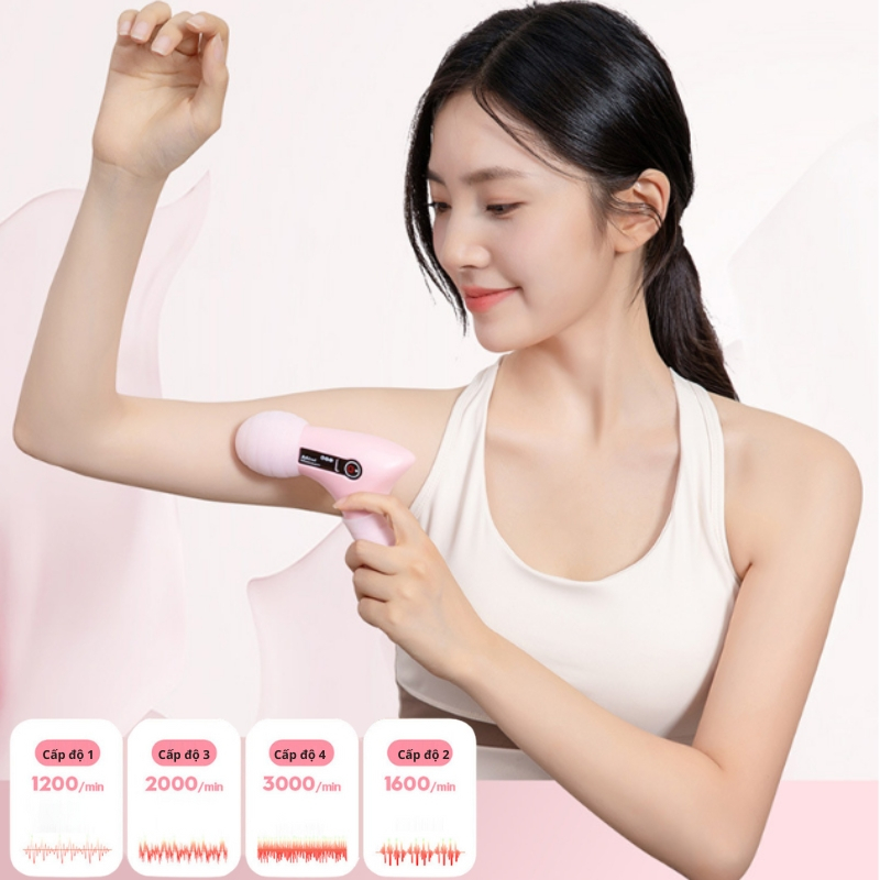 Máy massage mini cầm tay đa năng nhỏ ngọn tiện dụng