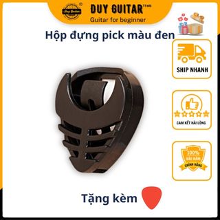 Hộp đựng phím đàn guitar mẫu giọt nước màu đen Pick holder hộp pick guitar Duy Guitar Store