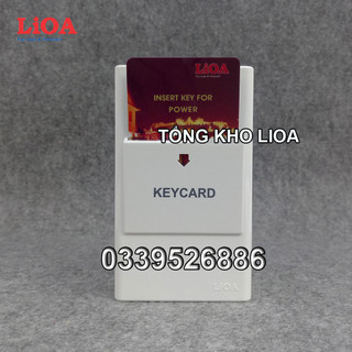 💥Giá Sỉ💥 Bộ công tắc ngắt điện dùng chìa khóa thẻ LiOA 30A - Dùng cho nhà nghỉ, khách sạn