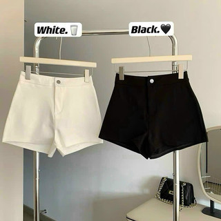 Quần Đùi short jean giấy cạp cao ghen bụng chất umi Hàn siêu thích-M02