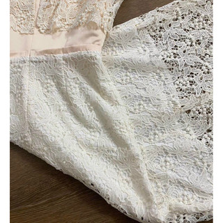 Đầm ren phối tafta nữ sz L