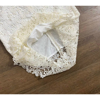Đầm ren phối tafta nữ sz L