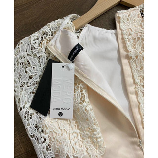 Đầm ren phối tafta nữ sz L