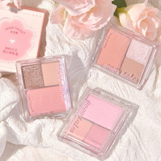 Phấn mắt má hồng 3 ô gogo tales sweet diary blusher eyeshadow palette gt644