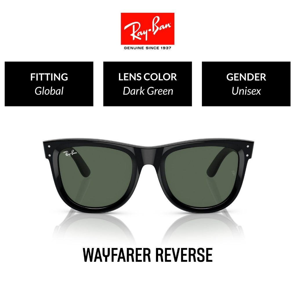 Mắt kính RAY-BAN WAYFARER REVERSE - RBR0502S 6677VR Size 50 - Kính mát