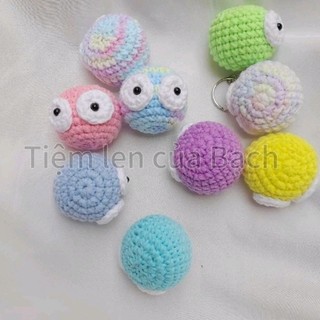 Móc khóa bồ hóng bằng len handmade thủ công|| Tiệm len của Bạch