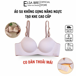  Áo Ngực Không Gọng Tạo Khe Nâng Ngực Elsa Bre - Áo Lót Su Dây Vai Có Thể Tháo Rời Đệm Dày 5cm OYAK92 
