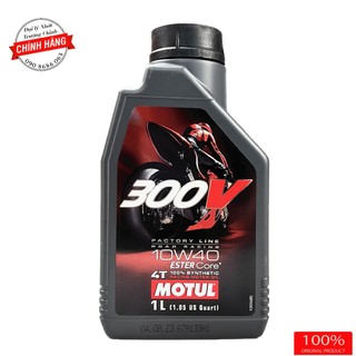 Nhớt Motul 300V Factory Line 10W40 - 15W50 -5W40 1.1L, 1.2L, 1.3L, 1,4L