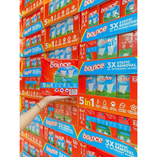 [ Mẫu mới ] Giấy thơm quần áo BOUNCE 5in1 - Hàng nhập khẩu Mỹ