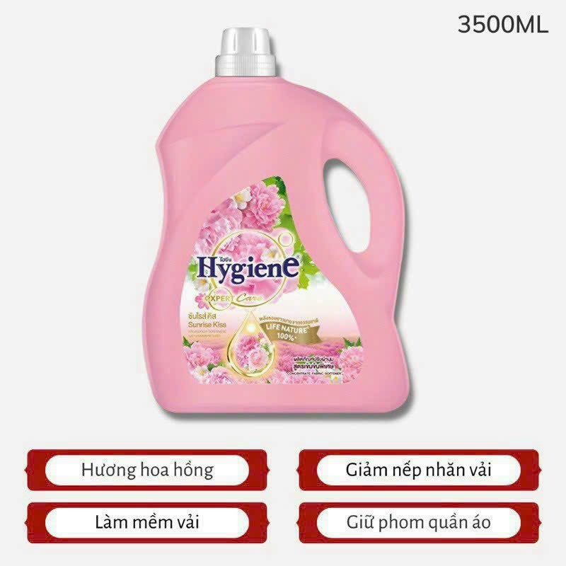 Can Nước Xả Vải,Quần,Áo Đậm Đặc Hygiene Expert Care Can 3500ml  Thái Lan