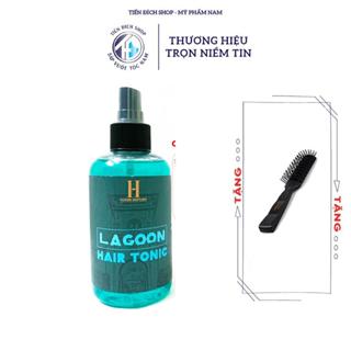 Xịt tạo phồng tóc Saigon Hustlers Lagoon Hair Tonic 200ml cao cấp Việt Nam + Lược Chaoba