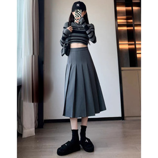 Chân Váy Dài Xếp Ly Dáng Chữ A Nữ Tính Chất Vải Ít Nhăn CV516