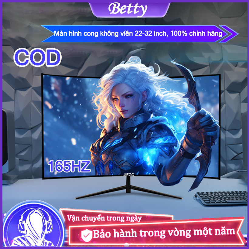 Betty Màn hình cong không viền 22-32 inch 165HZ, HD 1080P - Bảo hành một năm 100% chính hãng