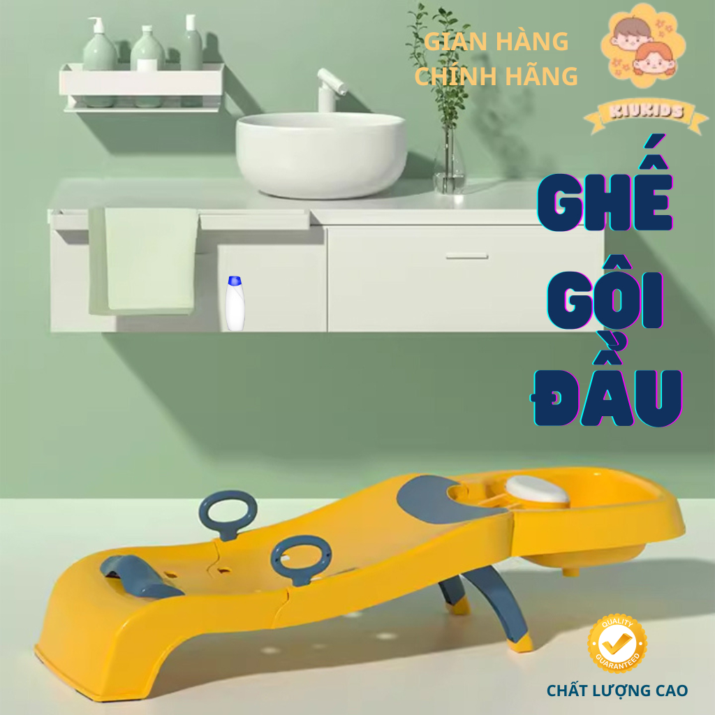 Ghế Gội Đầu Gấp Gọn Cho Người Lớn Và Trẻ Em Nhập Khẩu KiuKids
