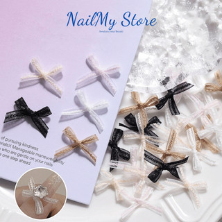 Charm nơ vải đính móng, nơ lụa đính trang trí nail