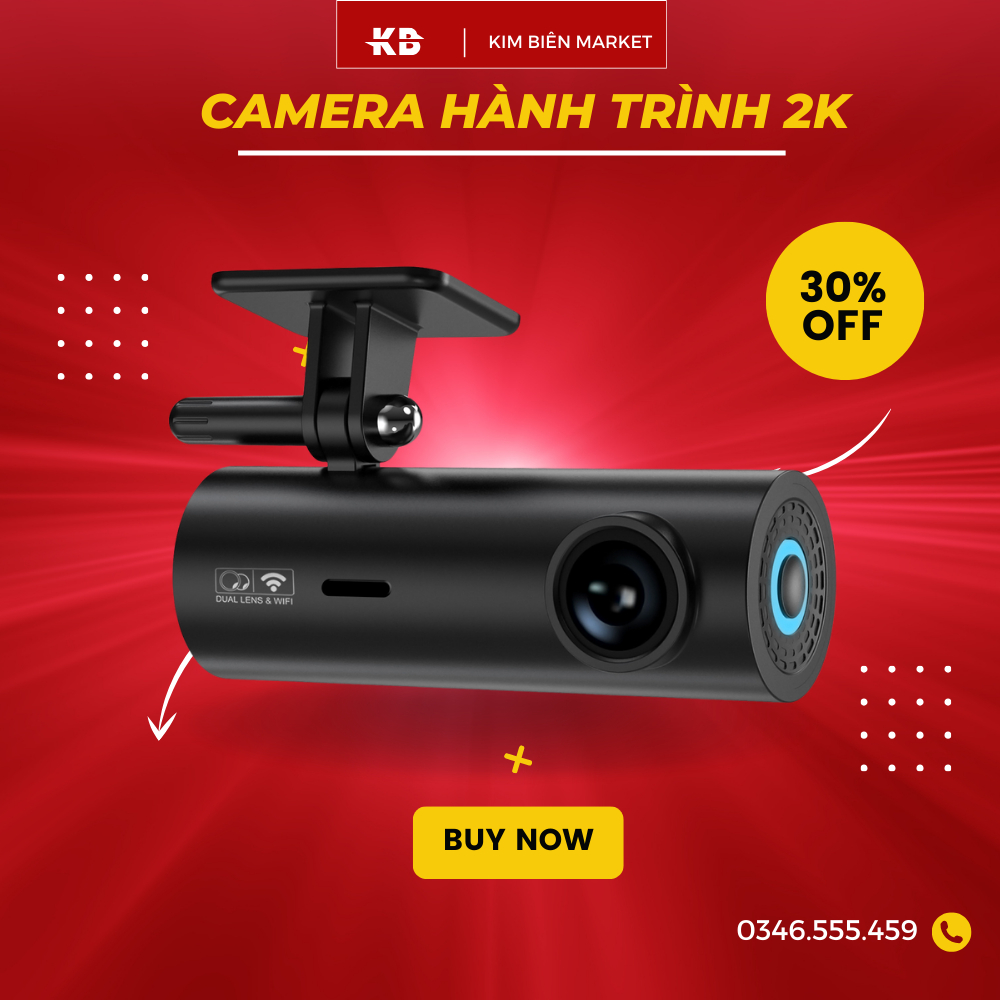 Camera hành trình ô tô, kết nối WIFI xem trực tiếp trên điện thoại hình ảnh full HD bảo hành chính hãng 12 tháng