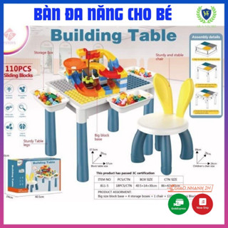 [Quà 10K] Bộ đồ chơi Bàn Lego cho bé, bộ đồ chơi lắp ghép lego đa năng giúp bé phát triển tư duy vượt trội