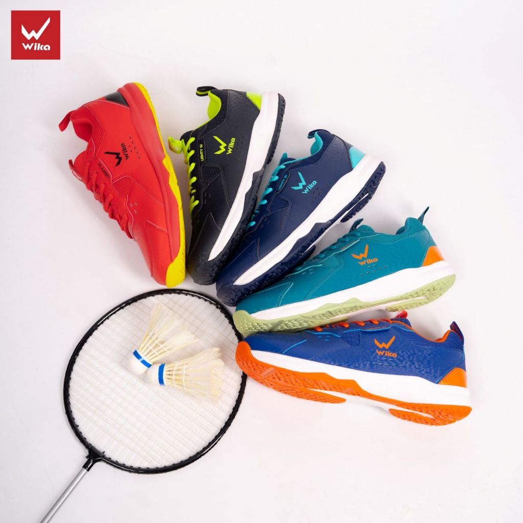 Giày Cầu Lông, Giày Bóng Chuyền Wika Maru Chính Hãng, Giày Thể Thao Đa Dụng,Đệm Eva Giảm Chấn , Hàng