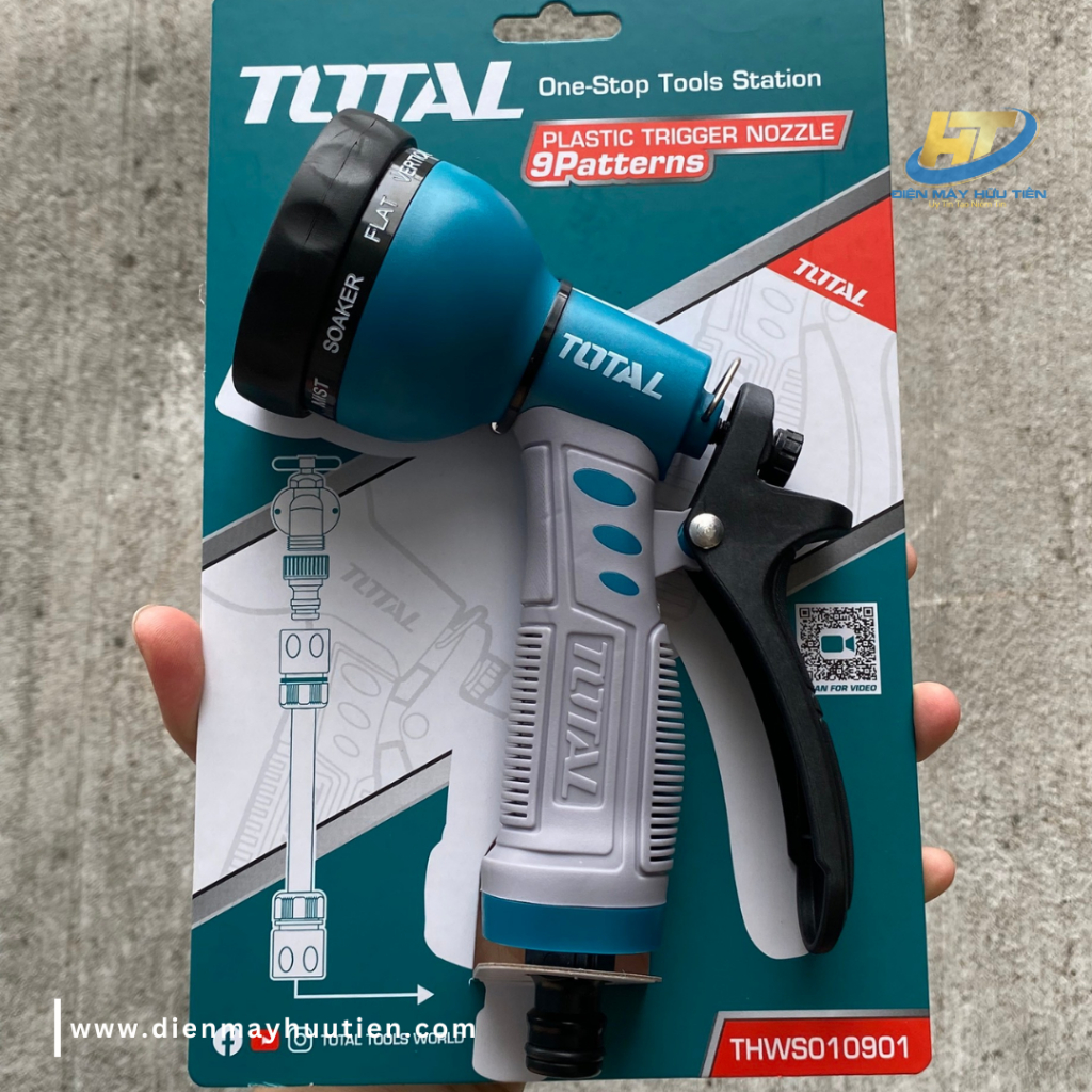 Vòi phun nước máy xịt rửa Total THWS010901