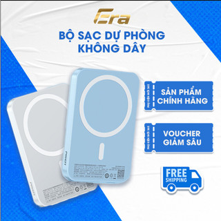 Sạc dự phòng không dây 10000mAh - Era- Sạc Dự Phòng Không Dây Từ Tính Nhỏ Gọn, Tiện Lợi, Sạc Nhanh