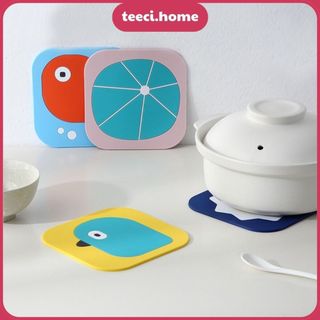 Miếng Lót Cốc Lót Ly Lót Nồi Chống Thấm Cách Nhiệt Chống Trượt Silicon Siêu Bền Bảo Vệ Bàn TEECI U074