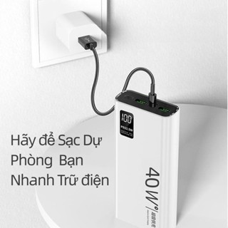  Sạc Dự Phòng Dung Lượng Khủng Pin 20000Mah Sạc Nhanh Các Dòng Điện Thoại Tối Đa 40W - LIMSTORE 