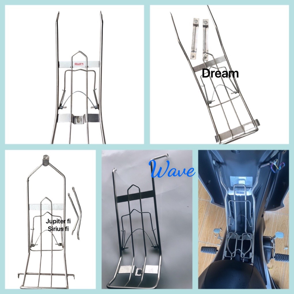 Baga lượn inox  dream ,wave anpha110,rsx,wave anpha 100,sirius