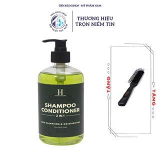 Dầu gội xả nam 2 in 1 Saigon Hustlers Shampoo & Conditioner 500ml cao cấp Việt Nam + Lược Chaoba
