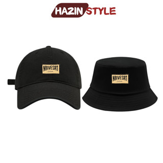 Mũ lưỡi trai bucket NBIVESRT đội đôi couple HAZIN chất vải kaki cao cấp, nón bucket nam nữ thời trang unisex