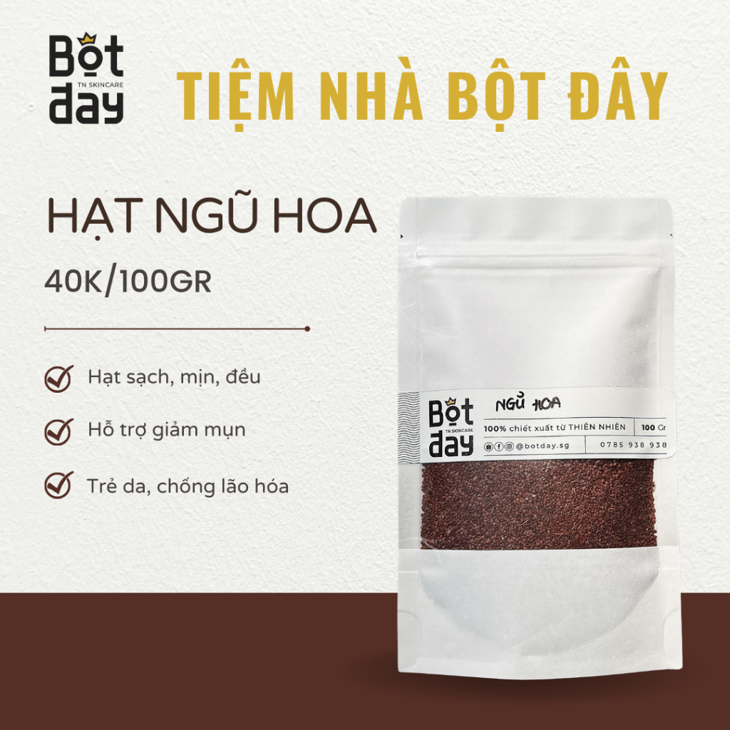 HẠT NGŨ HOA - Mỹ phẩm Handmade