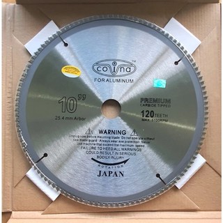 Lưỡi cắt hợp kim đa năng covina 255mm lưỡi cắt nhôm đồng gỗ 2 tấc 5 120 răng