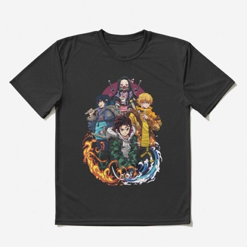 Siêu phẩm Áo baby tee hiệu anime thanh gươm diệt quỷ 2hand/y2k