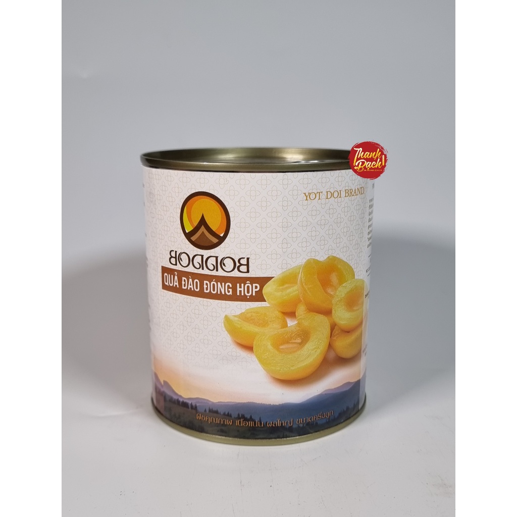 Đào Ngâm Thái Lan BODDOD Lon 820gr