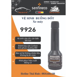 Súc rửa kim phun buồng đốt Fuel Injection cleaner 9926 làm sạch hiệu quả kim phun buồng đốt xe 2 bánh dung tích 60ml