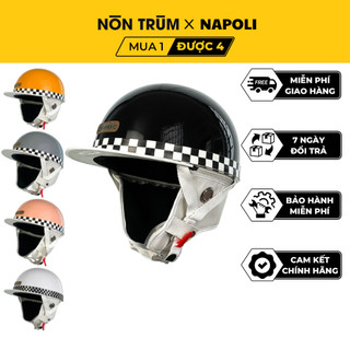 Mũ bảo hiểm nửa đầu lưỡi trai N120 Bosozoku Nhật vintage phong cảch cổ điển cho nam nữ đi xe máy
