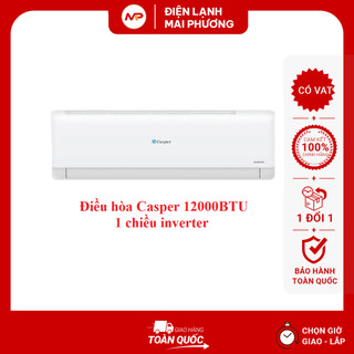 Điều hòa casper 12000btu 1 chiều inverter tc12/gc12is35/is36 - hàng chính hãng