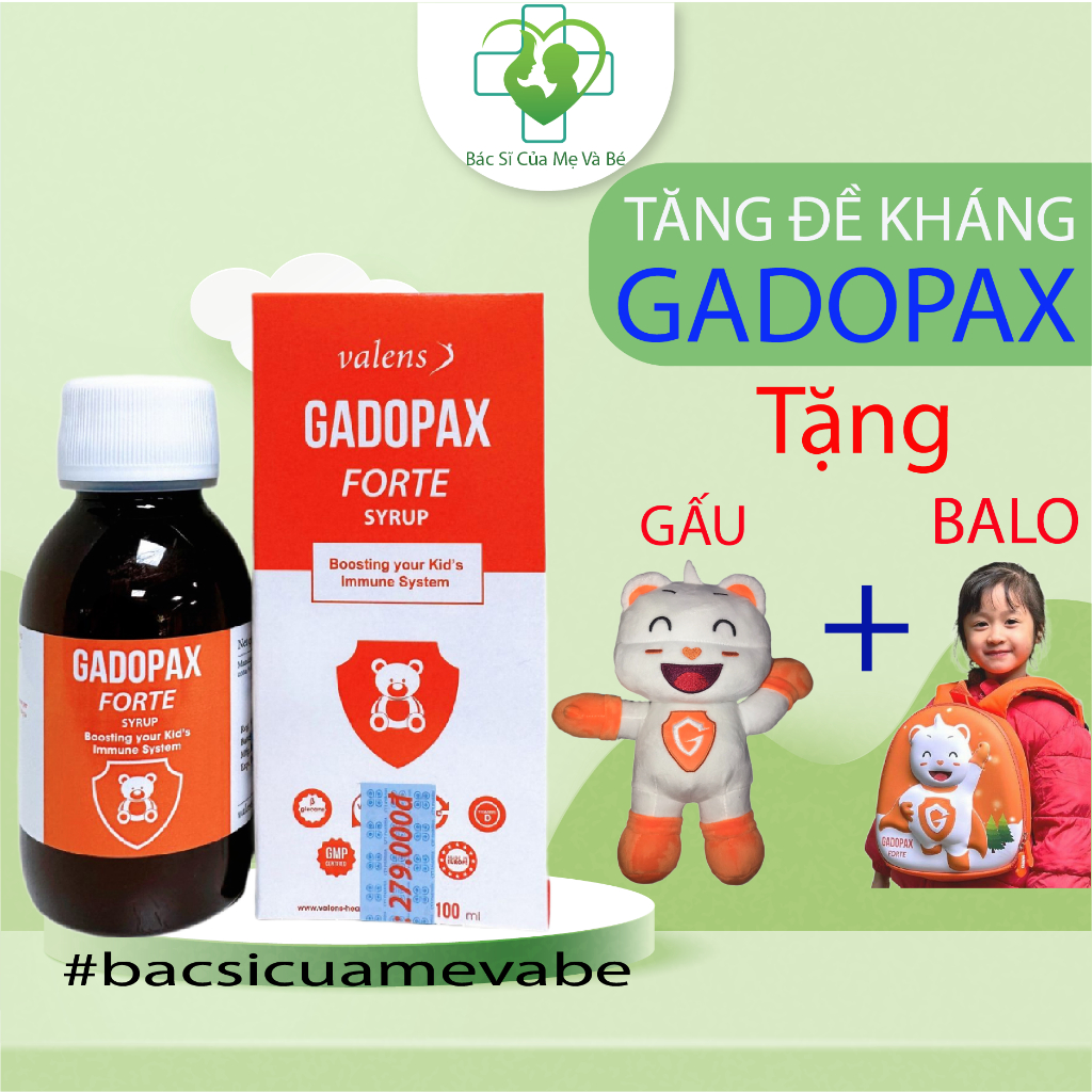 SIRO GADOPAX FORTE - Giúp Trẻ Tăng Cường Sức Đề Kháng, Giảm Ốm Vặt Hiệu Quả
