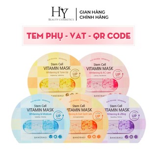 Mặt Nạ Giấy Banobagi Vita Stem Cell Vitamin / Super Collagen Mask 30g - H.Y Beauty