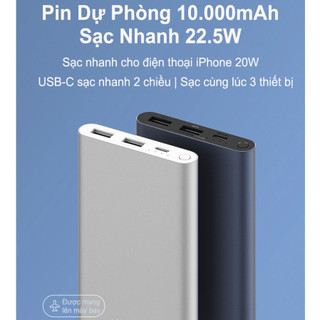 [🔥 Chính Hãng] Sạc dự phòng 22.5w sạc nhanh Xiaomi Gen 3 cổng type c in/out usb Hoco Store