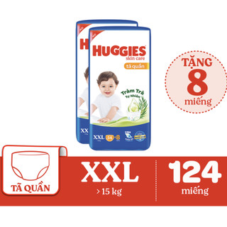 Bộ 2 gói bỉm/tả quần huggies xxl54 tặng 16 miếng