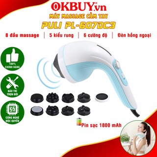 Máy Massage Cầm Tay 8 Đầu Puli PL-607DC3 | OKbuy