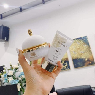  Com bo- kem chống nắng- kem nám  size to 40g  magic skin 