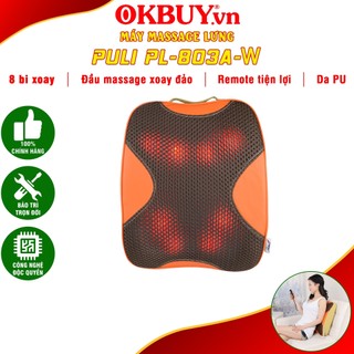 Máy Massage Lưng Hồng Ngoại 8 Bi Puli PL-803A-W Cao Cấp | OKbuy